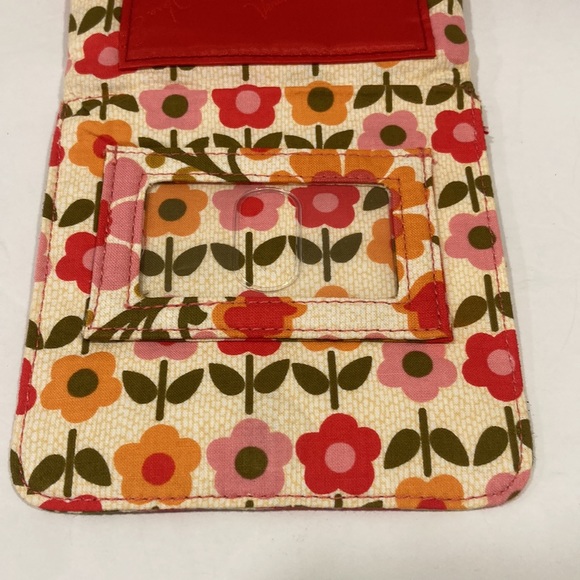 Vera Bradley Pink Floral Wallet Crossbody Bag - Picture 5 of 8